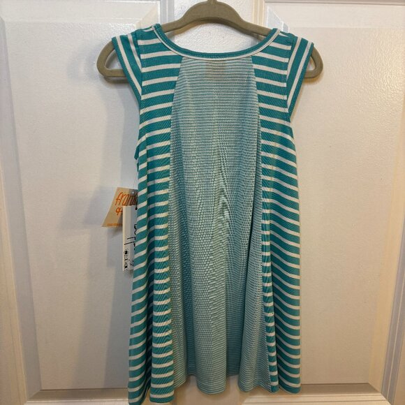 Frankie & Sue Janie Striped Swing Dress in Turquoise NWT 2 - Picture 4 of 4